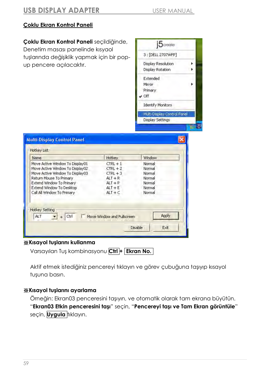 Usb display adapter | j5 create JUA210 - USB 2.0 VGA Display Adapter User Manual | Page 431 / 444