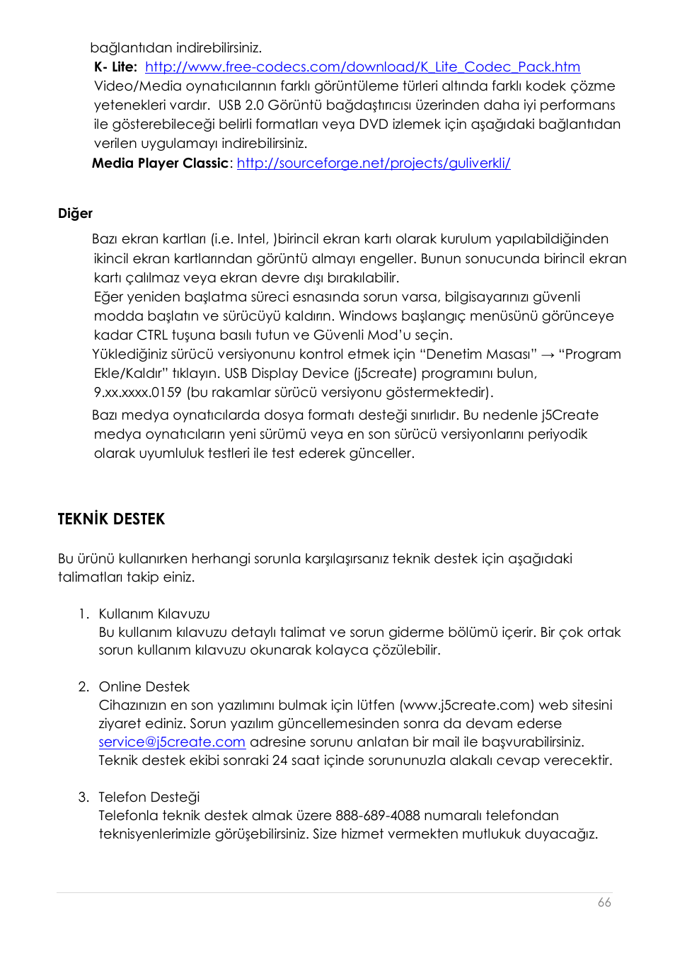 j5 create JUA210 - USB 2.0 VGA Display Adapter User Manual | Page 438 / 444