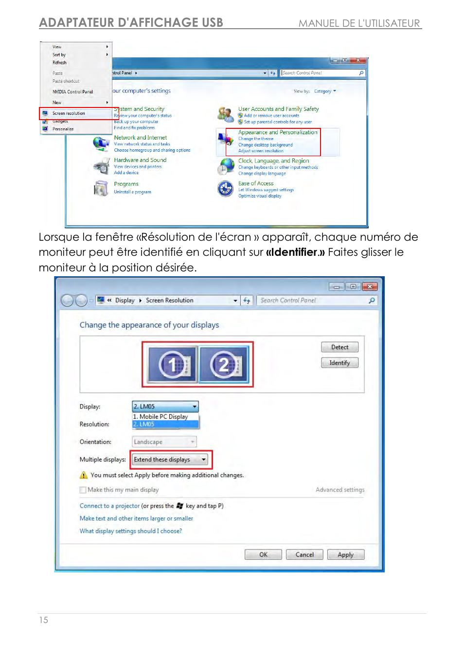 Adaptateur d'affichage usb | j5 create JUA210 - USB 2.0 VGA Display Adapter User Manual | Page 80 / 444
