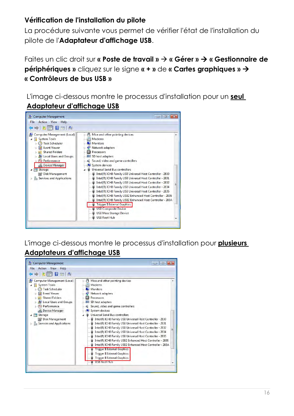 Vérification de l'installation du pilote | j5 create JUA210 - USB 2.0 VGA Display Adapter User Manual | Page 81 / 444