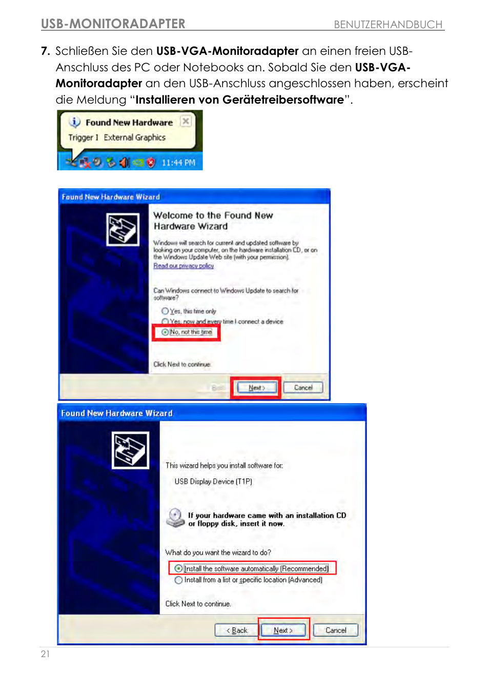 Usb-monitoradapter | j5 create JUA190 - USB 2.0 VGA Display Adapter User Manual | Page 118 / 250