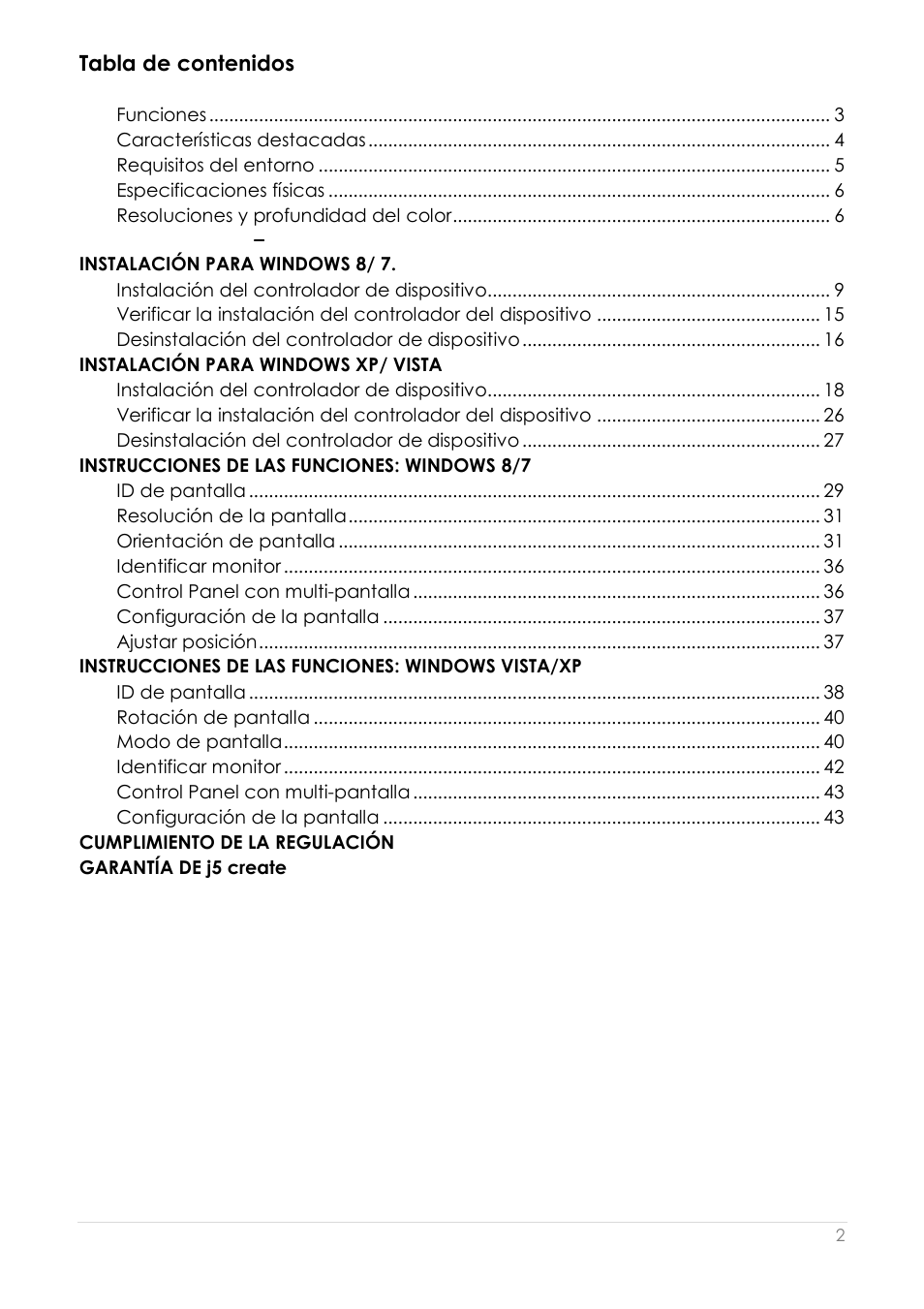j5 create JUA190 - USB 2.0 VGA Display Adapter User Manual | Page 151 / 250