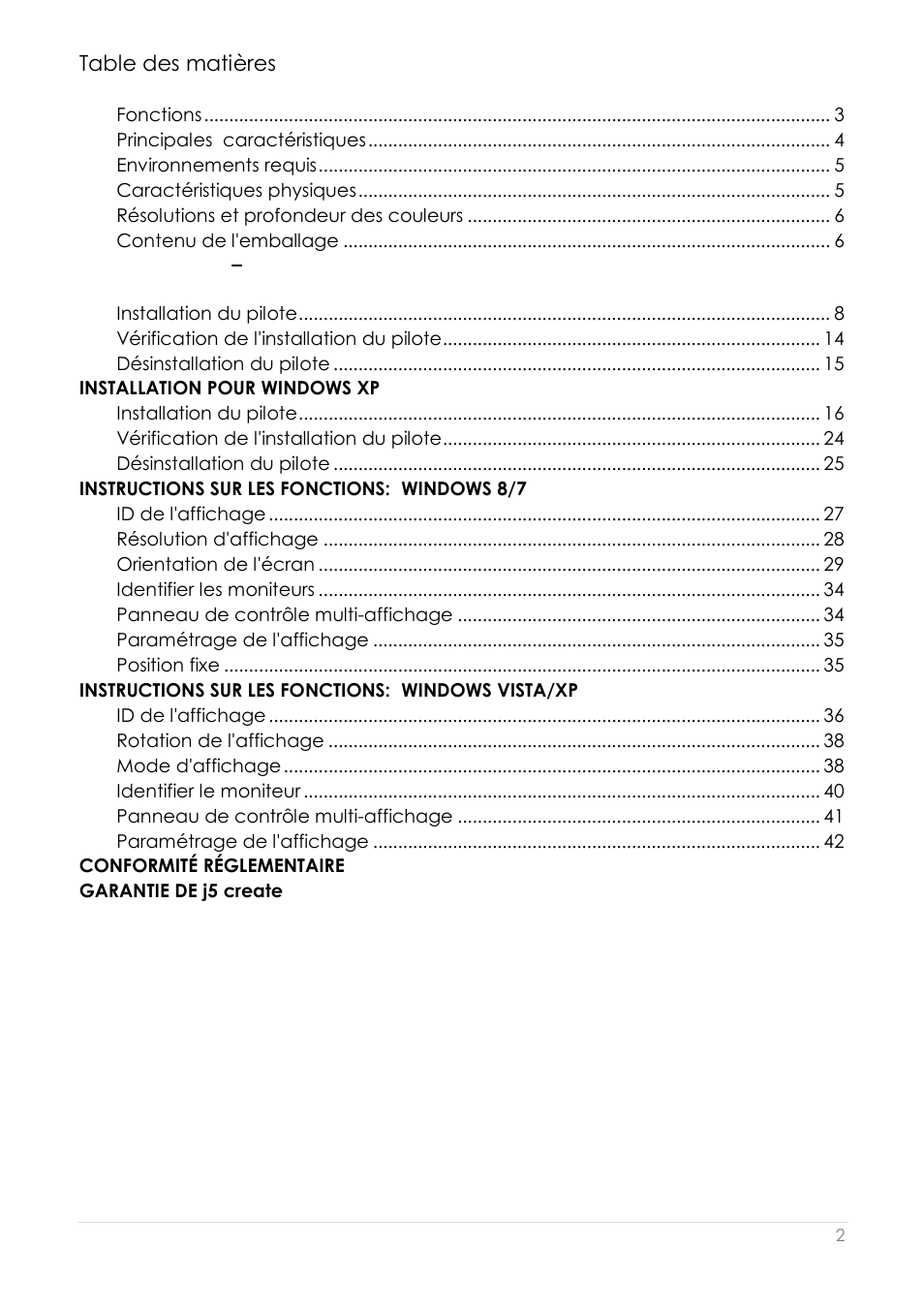 j5 create JUA190 - USB 2.0 VGA Display Adapter User Manual | Page 51 / 250