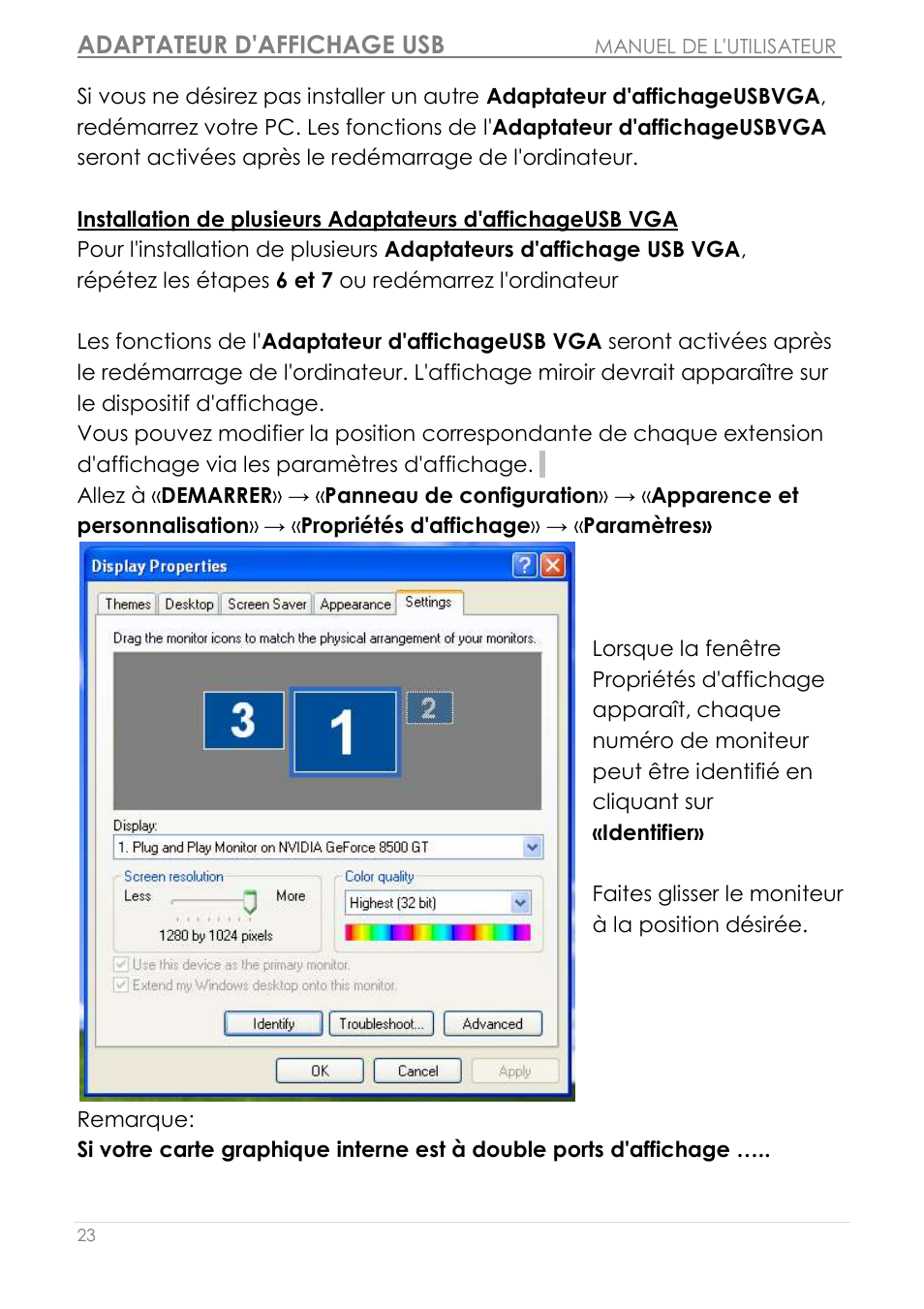 Adaptateur d'affichage usb | j5 create JUA190 - USB 2.0 VGA Display Adapter User Manual | Page 72 / 250