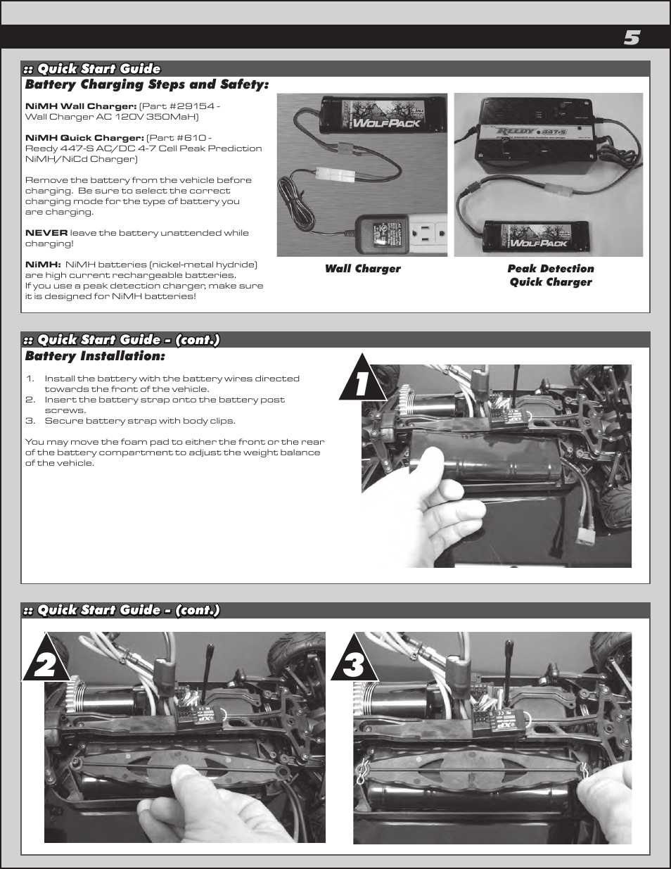 Team Associated APEX Touring Brushless Powered User Manual | Page 5 / 30