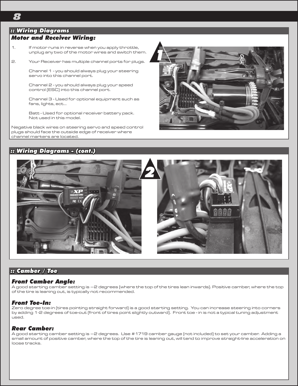 Team Associated APEX Touring Brushless Powered User Manual | Page 8 / 30