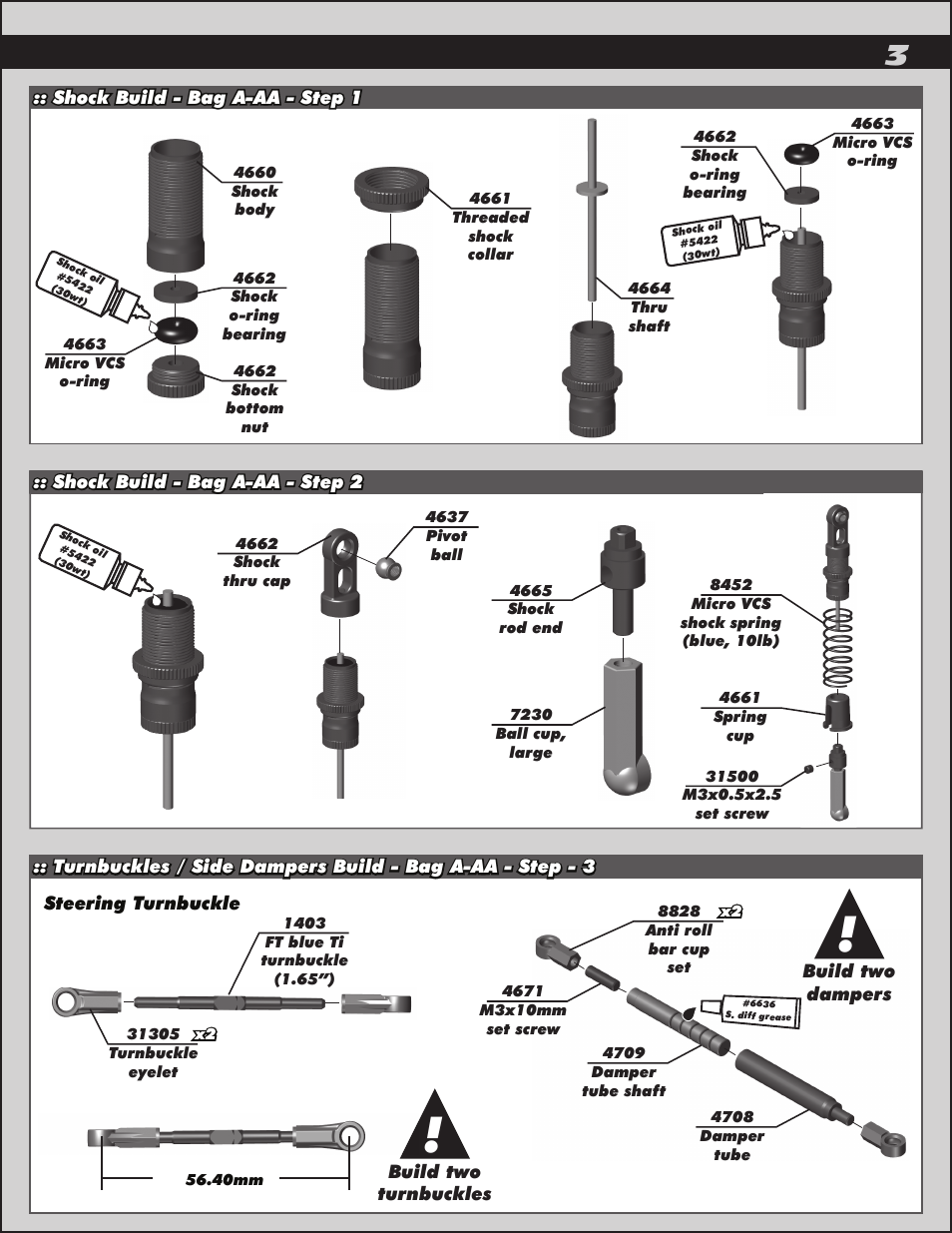 Team Associated RC12R5.2 User Manual | Page 3 / 22