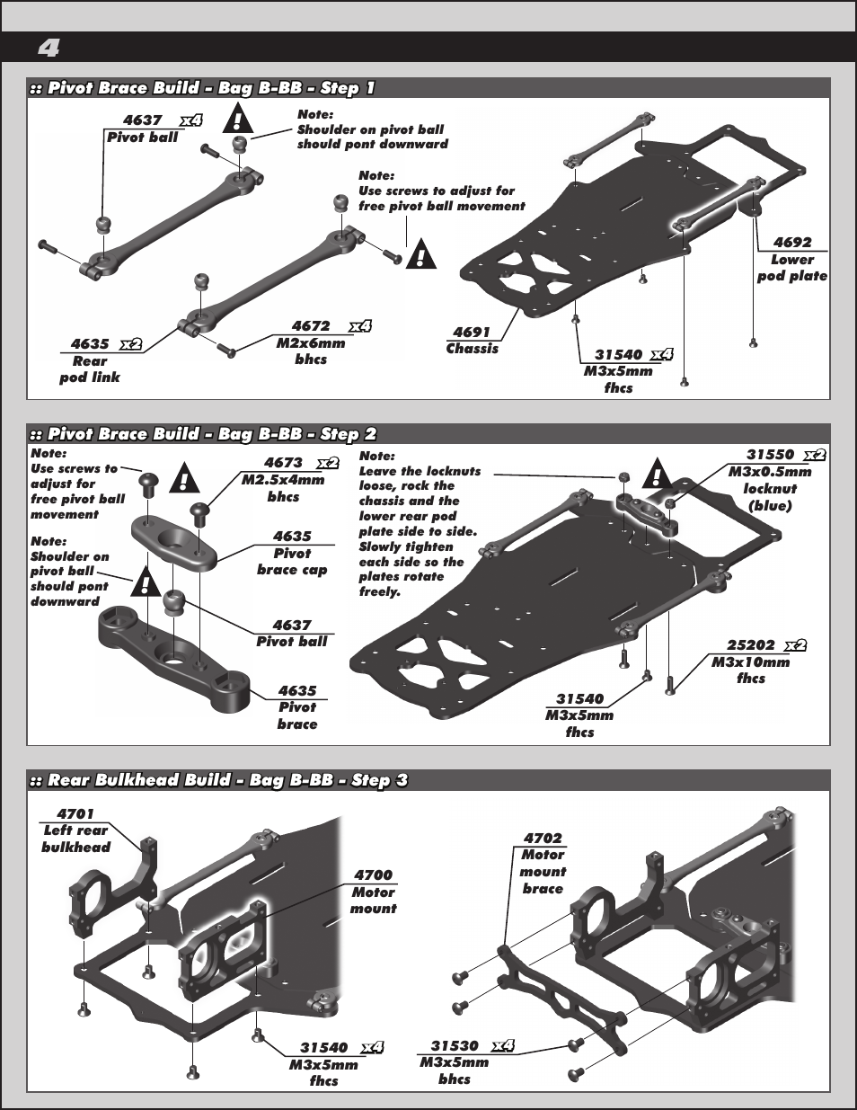 Team Associated RC12R5.2 User Manual | Page 4 / 22