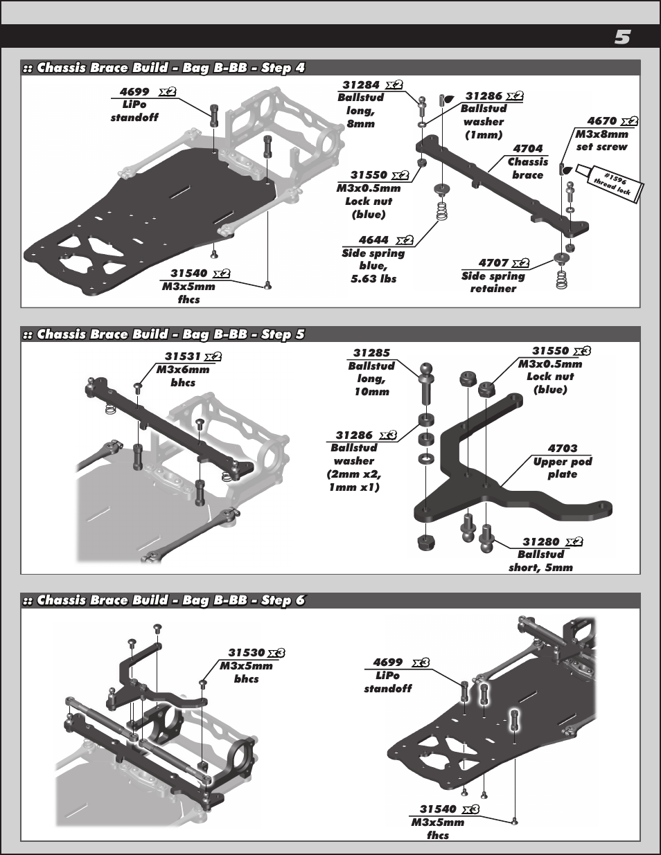 Team Associated RC12R5.2 User Manual | Page 5 / 22