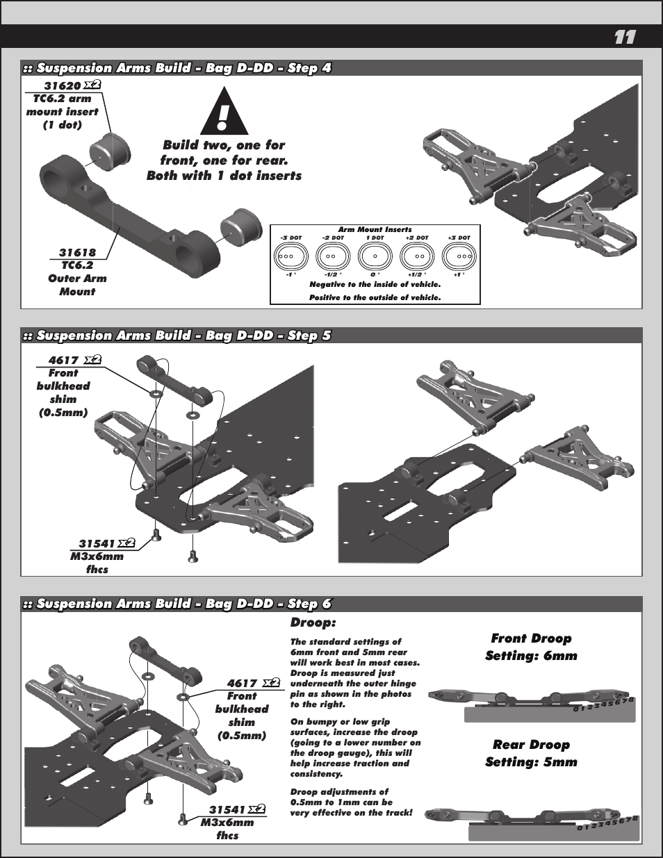 Team Associated TC6.2 User Manual | Page 11 / 42