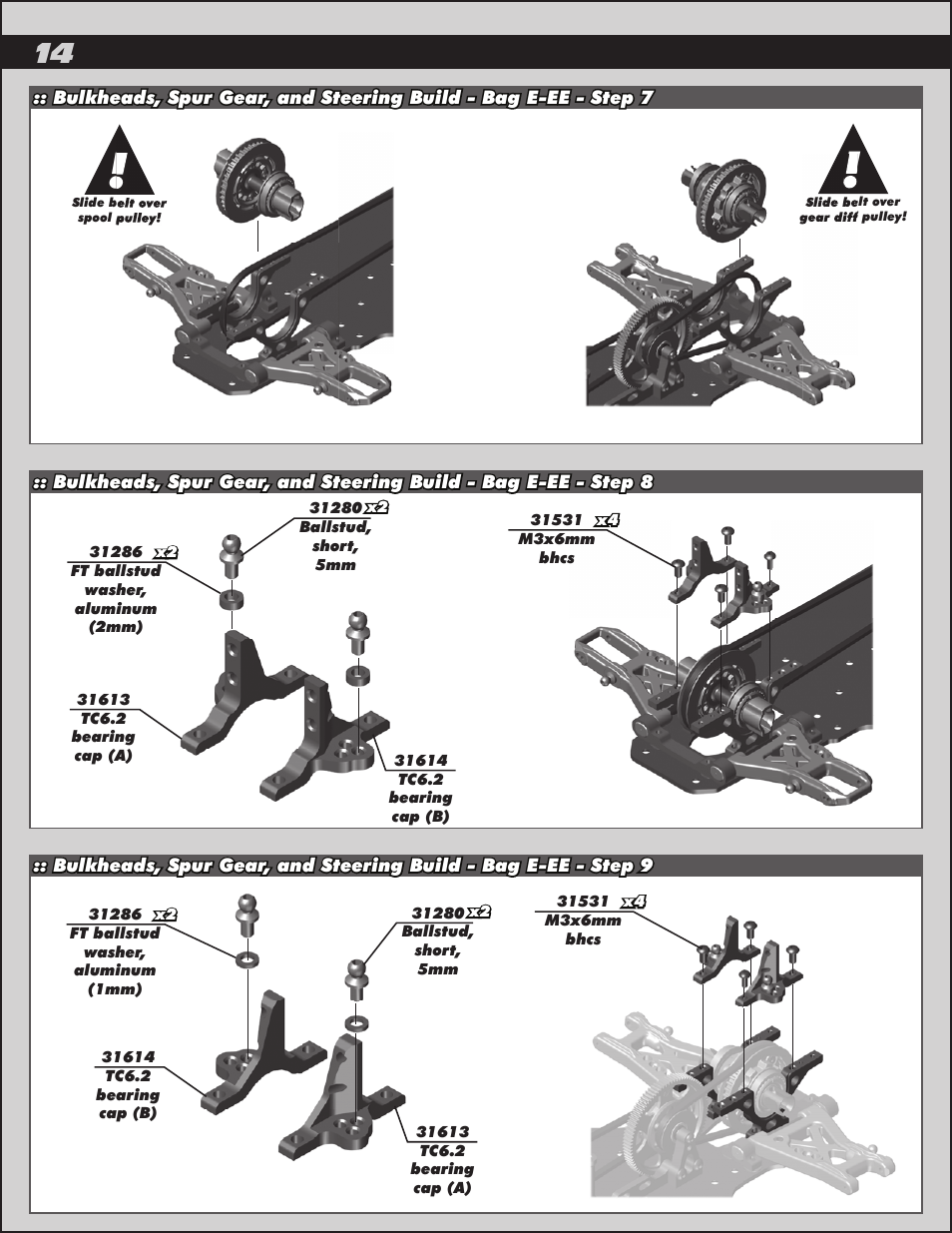 Team Associated TC6.2 User Manual | Page 14 / 42