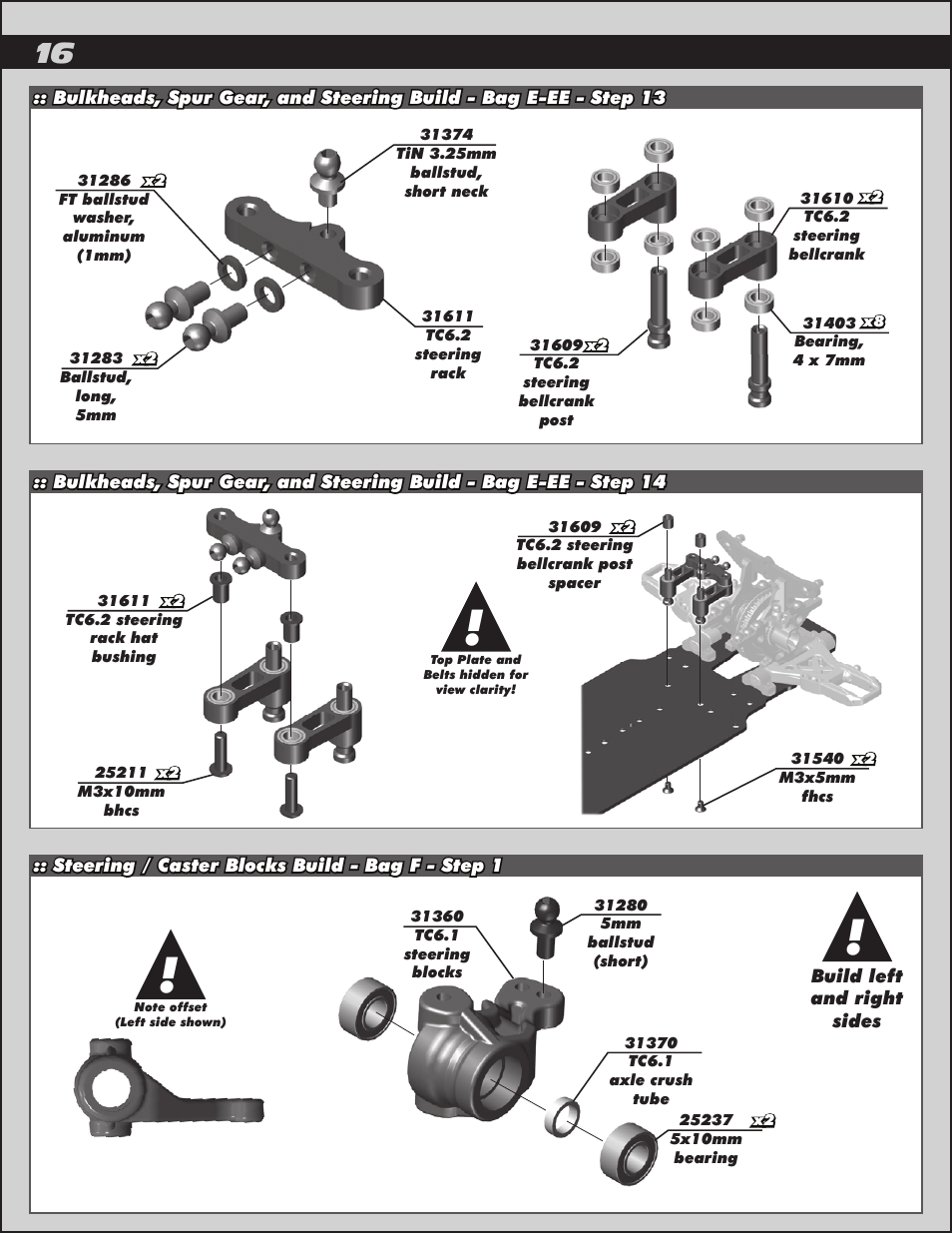 Team Associated TC6.2 User Manual | Page 16 / 42
