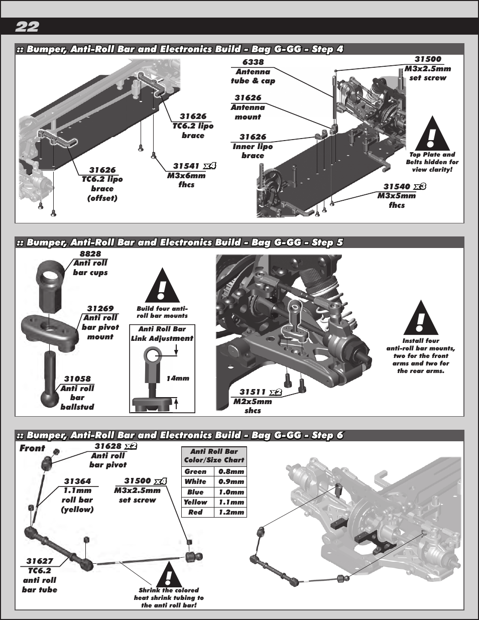 Team Associated TC6.2 User Manual | Page 22 / 42