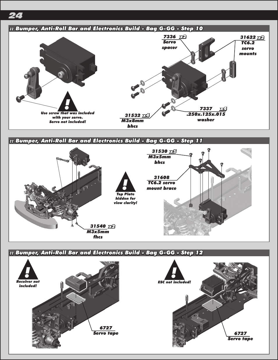 Team Associated TC6.2 User Manual | Page 24 / 42