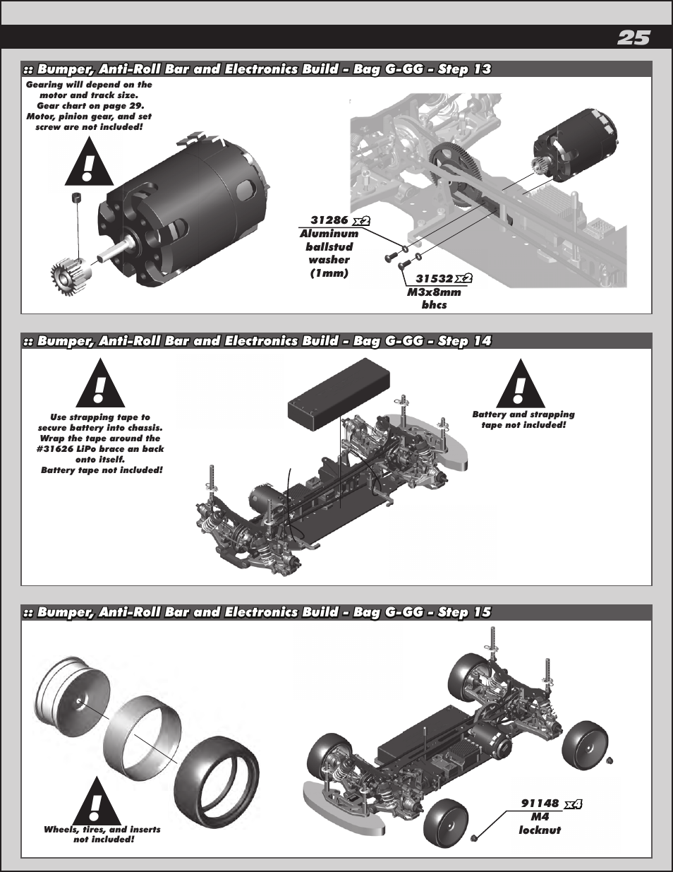 Team Associated TC6.2 User Manual | Page 25 / 42