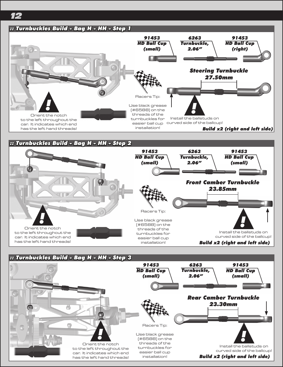 Team Associated RC10B5 User Manual | Page 12 / 34