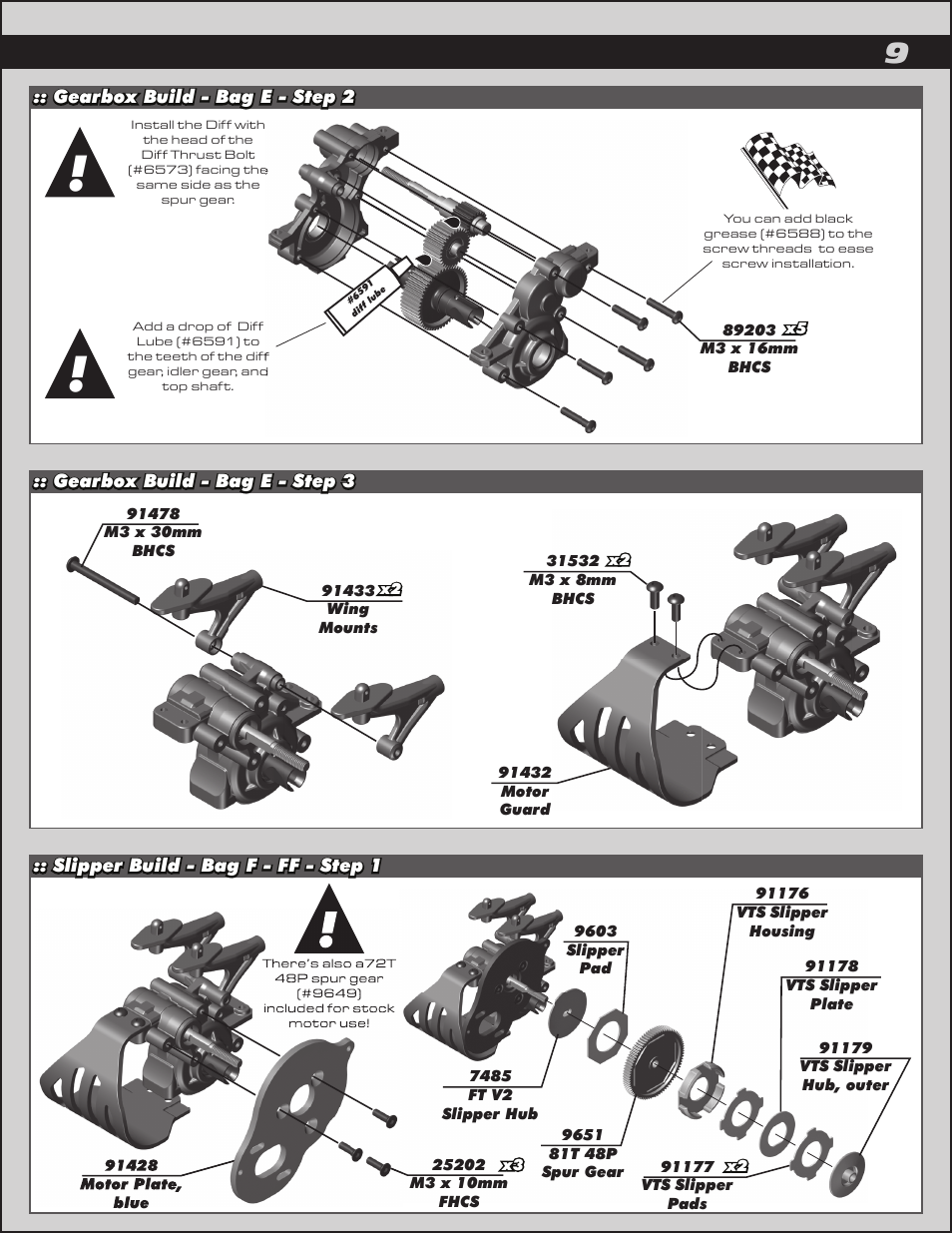 Team Associated RC10B5 User Manual | Page 9 / 34