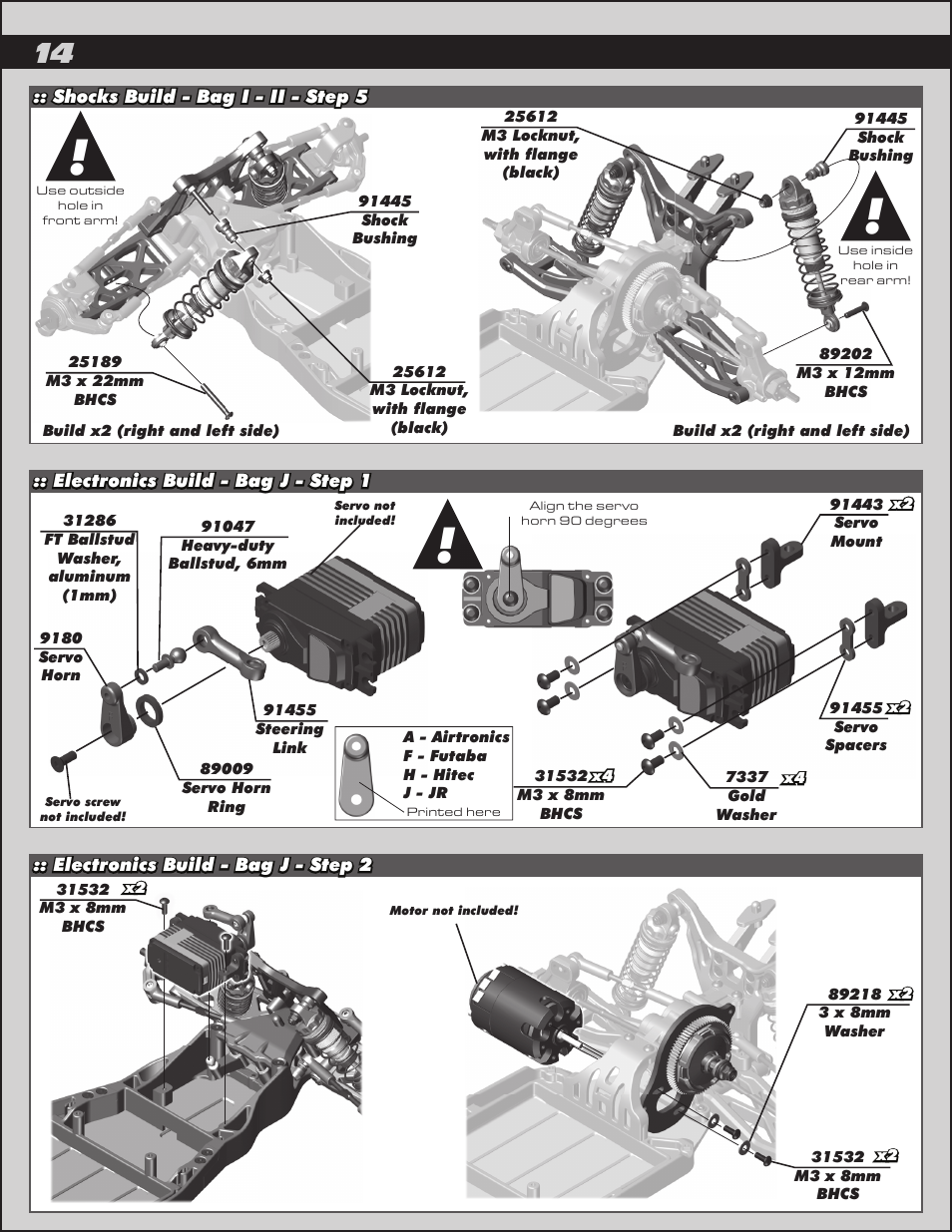 Team Associated RC10B5M User Manual | Page 14 / 34
