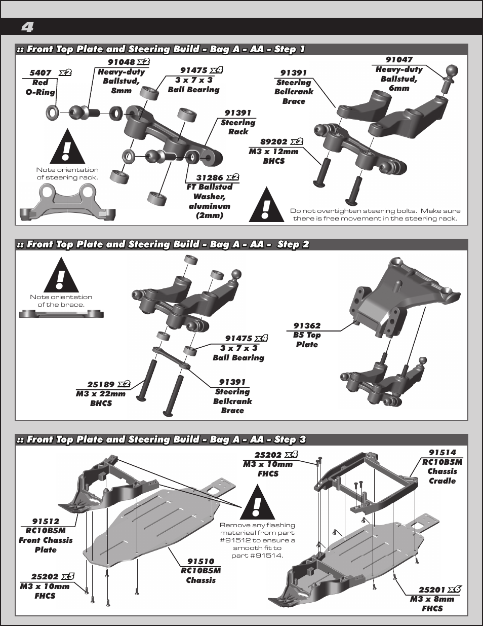 Team Associated RC10B5M User Manual | Page 4 / 34