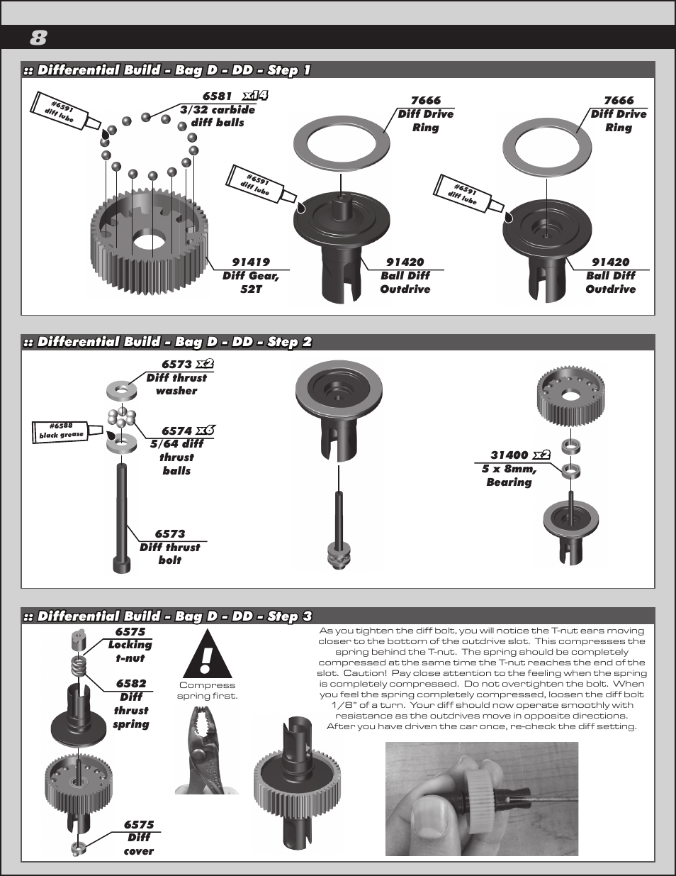Team Associated RC10B5M User Manual | Page 8 / 34