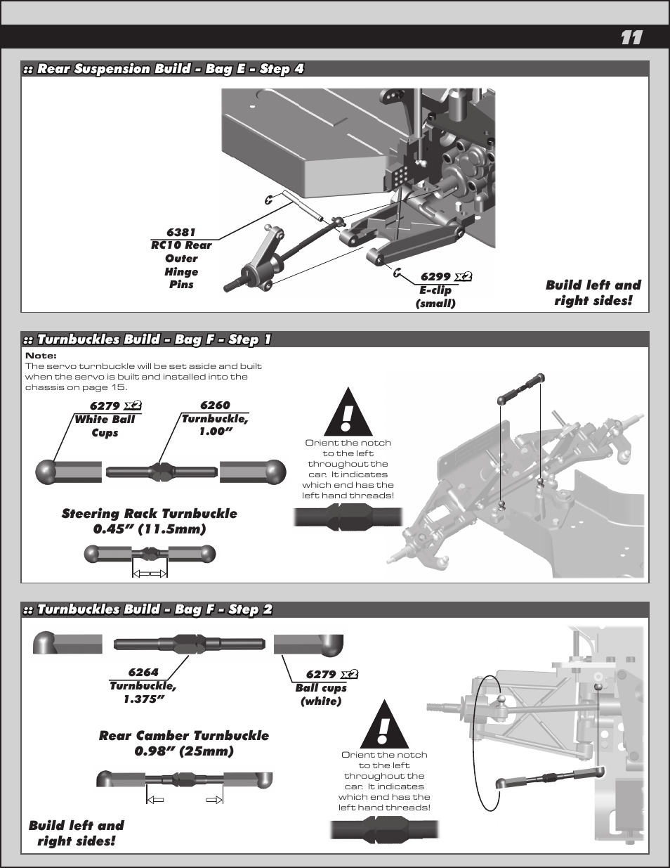 Team Associated RC10 User Manual | Page 11 / 30