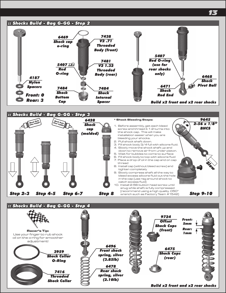 Slow | Team Associated RC10 User Manual | Page 13 / 30