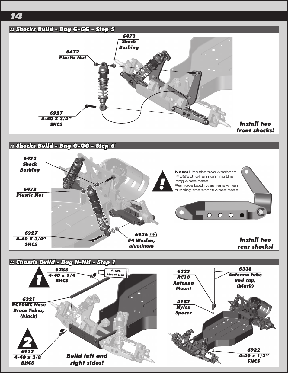Team Associated RC10 User Manual | Page 14 / 30