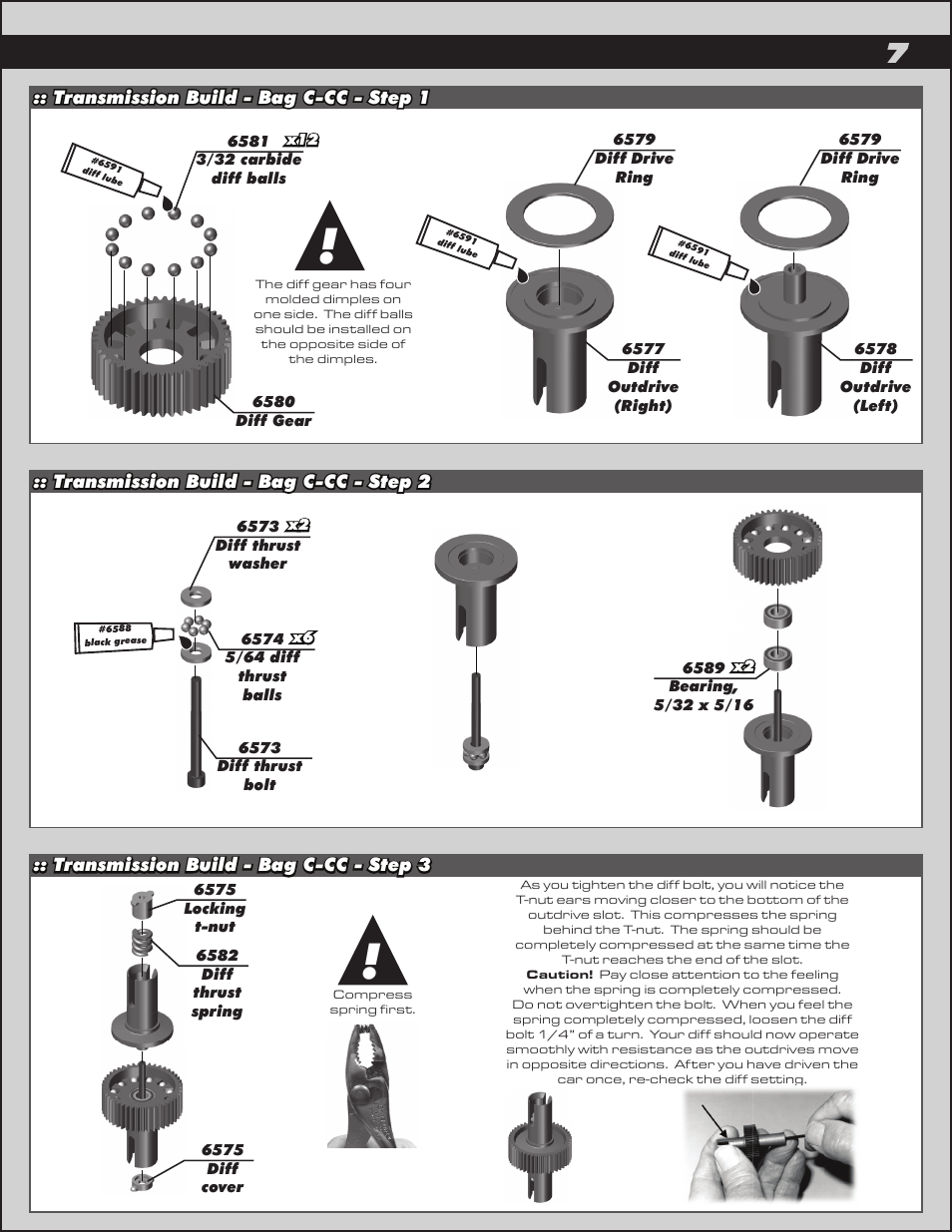 Team Associated RC10 User Manual | Page 7 / 30