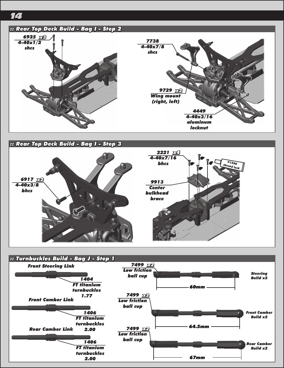 Team Associated B44.3 User Manual | Page 14 / 38