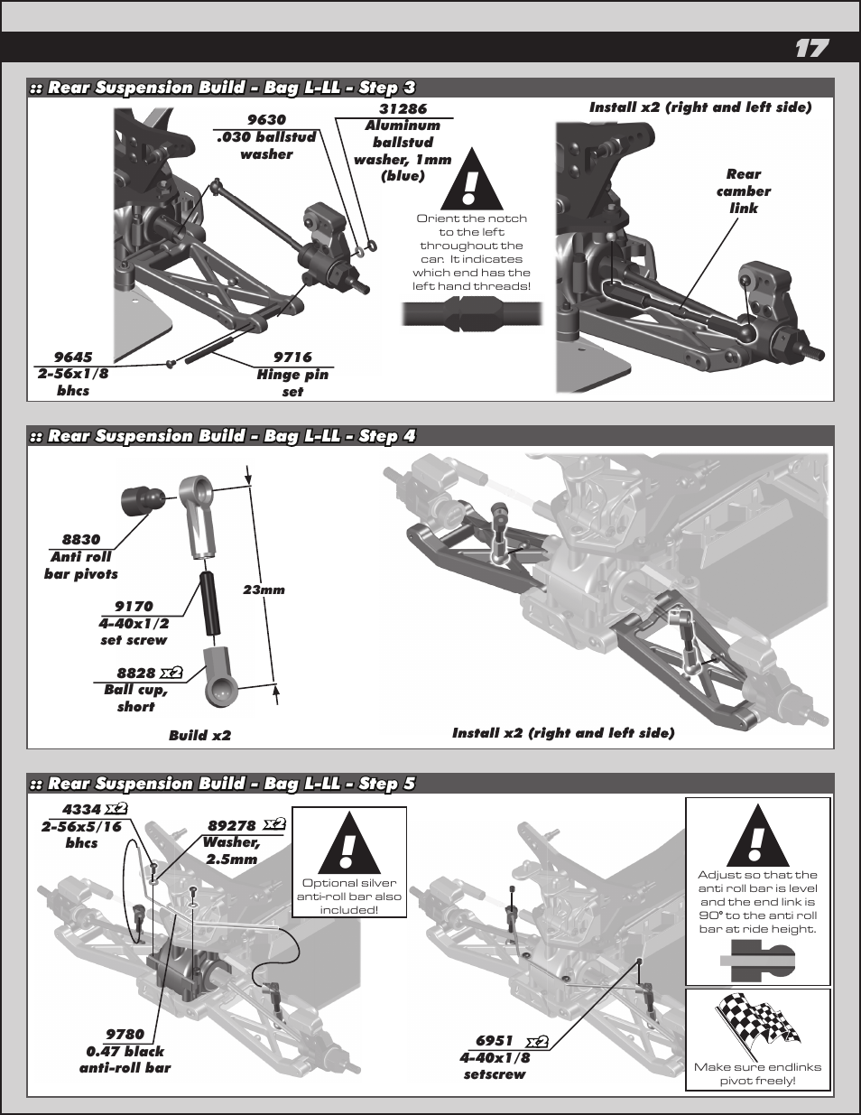 Team Associated B44.3 User Manual | Page 17 / 38