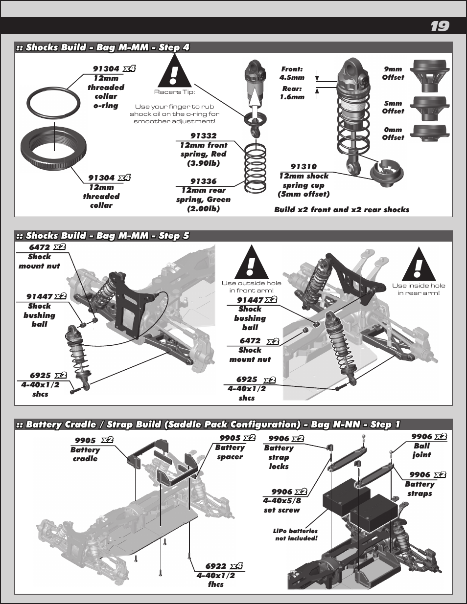 Team Associated B44.3 User Manual | Page 19 / 38