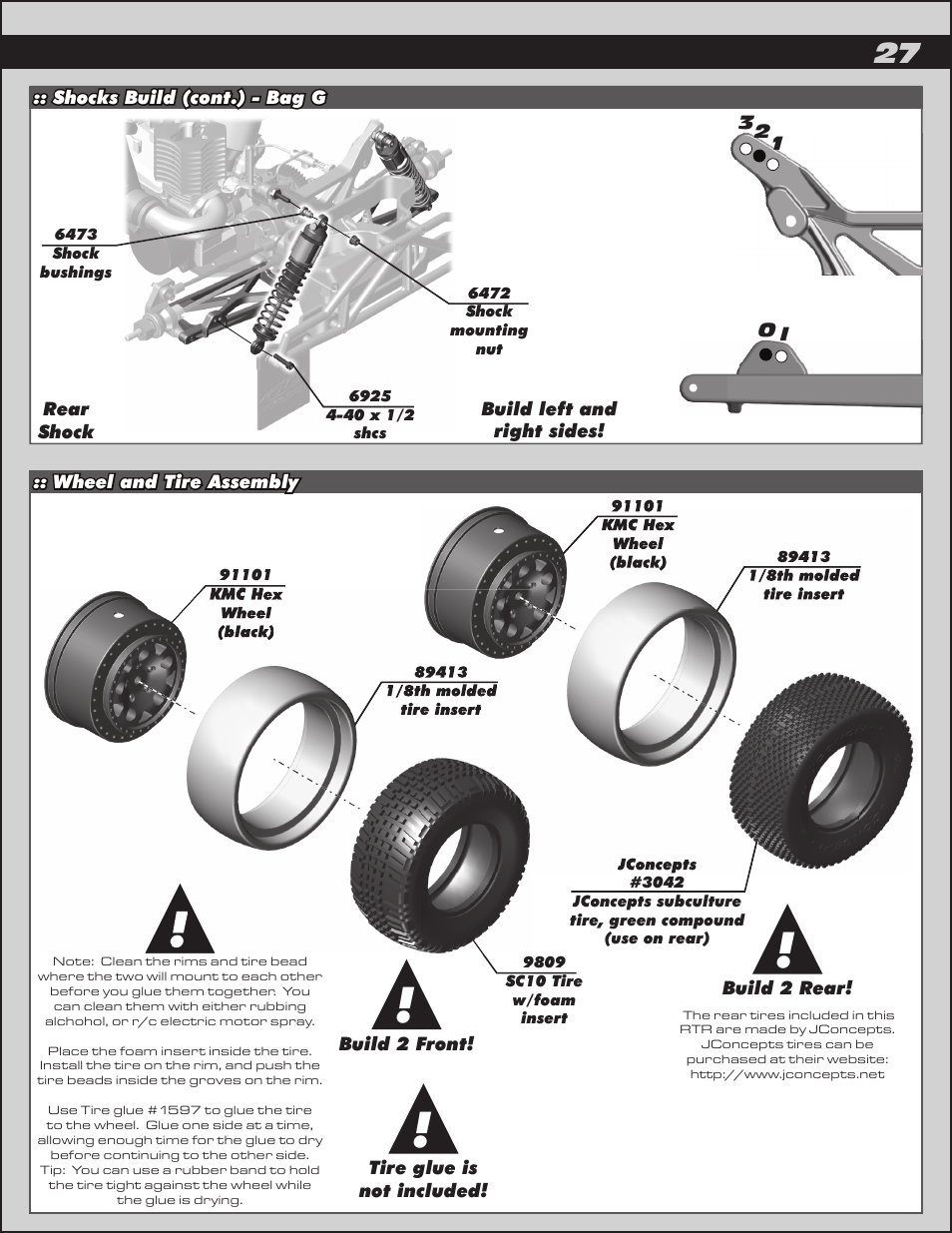 Team Associated SC10GT User Manual | Page 27 / 46