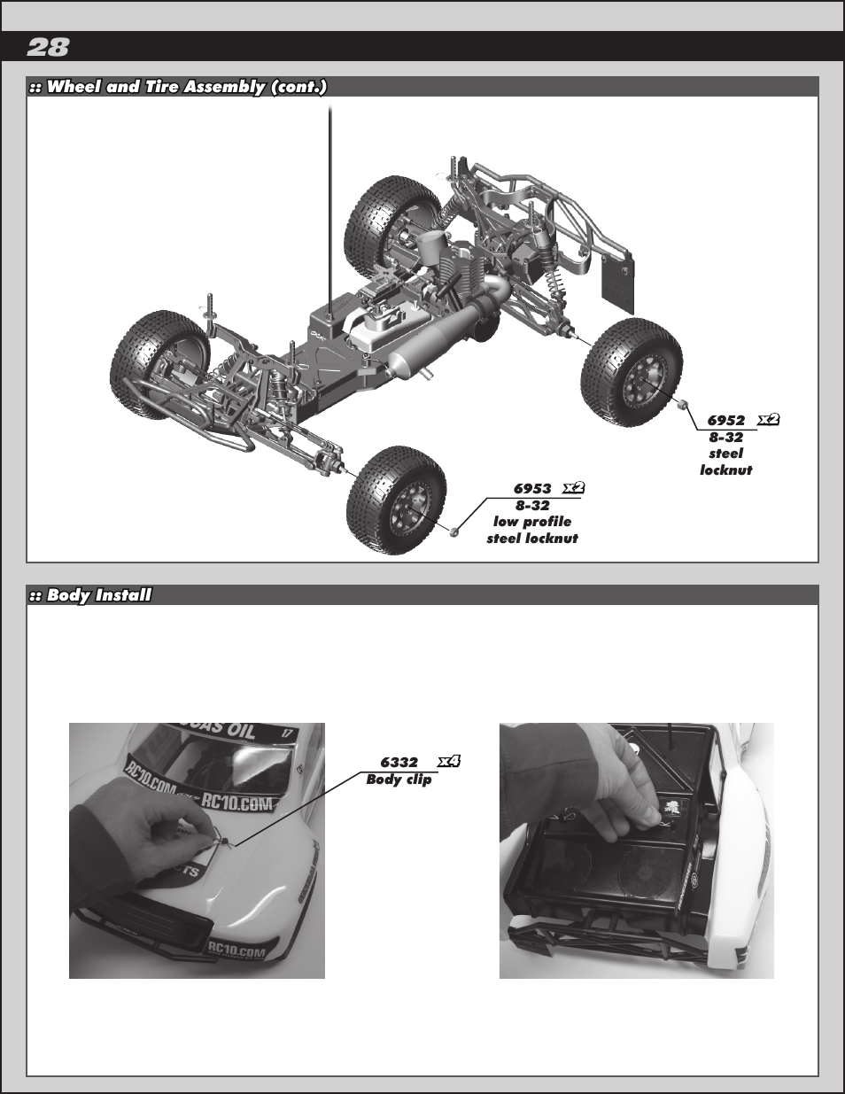 Team Associated SC10GT User Manual | Page 28 / 46