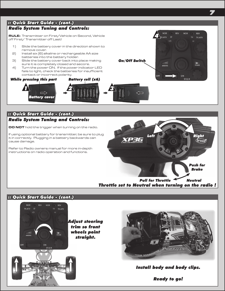 Team Associated ProLite 4x4 User Manual | Page 7 / 30