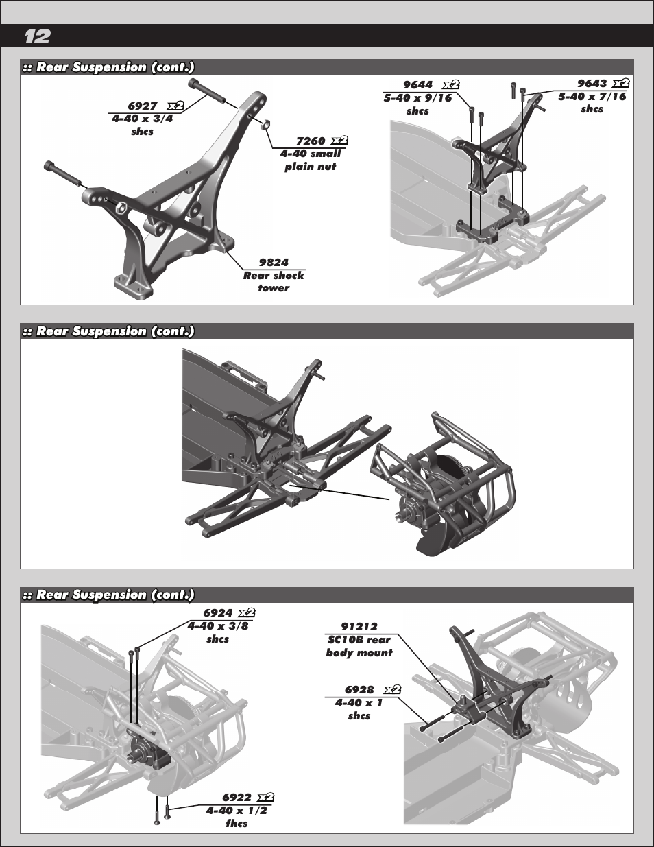 Team Associated SC10B User Manual | Page 12 / 42