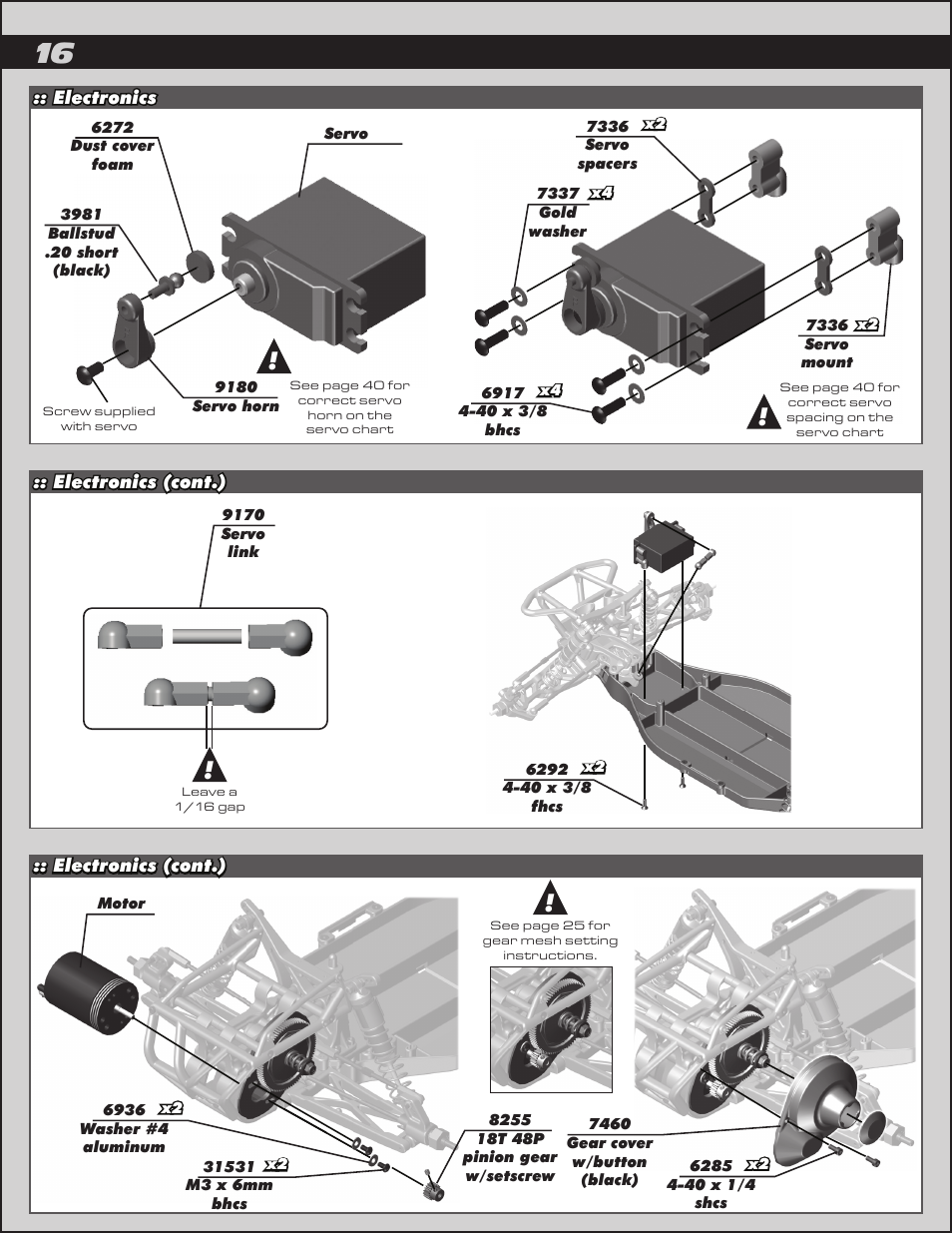 Team Associated SC10B User Manual | Page 16 / 42