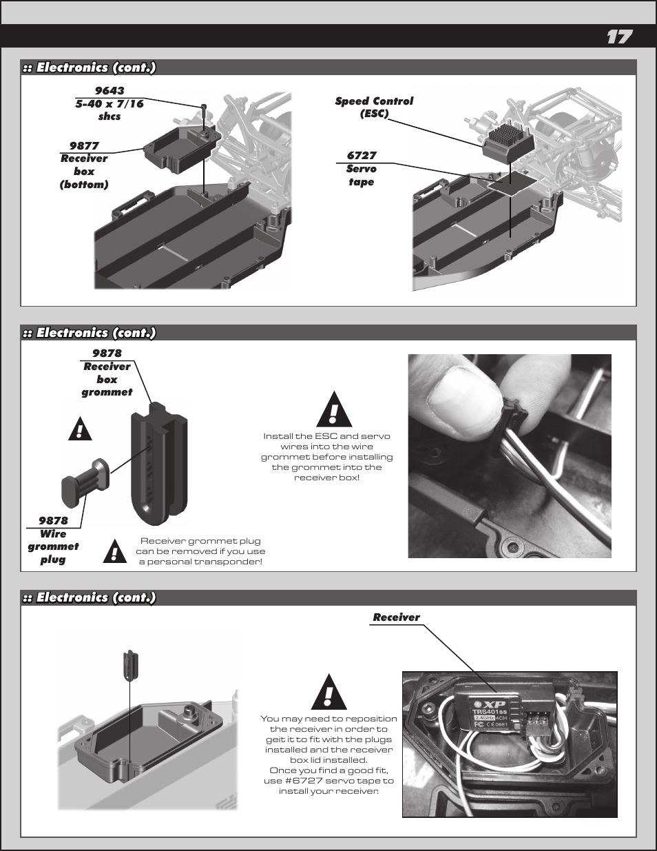 Team Associated SC10B User Manual | Page 17 / 42