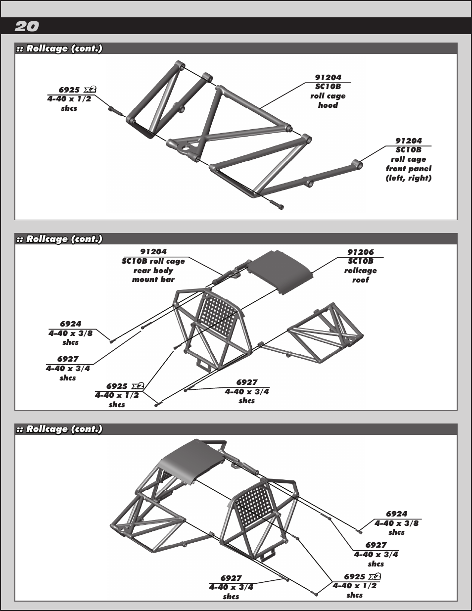 Team Associated SC10B User Manual | Page 20 / 42