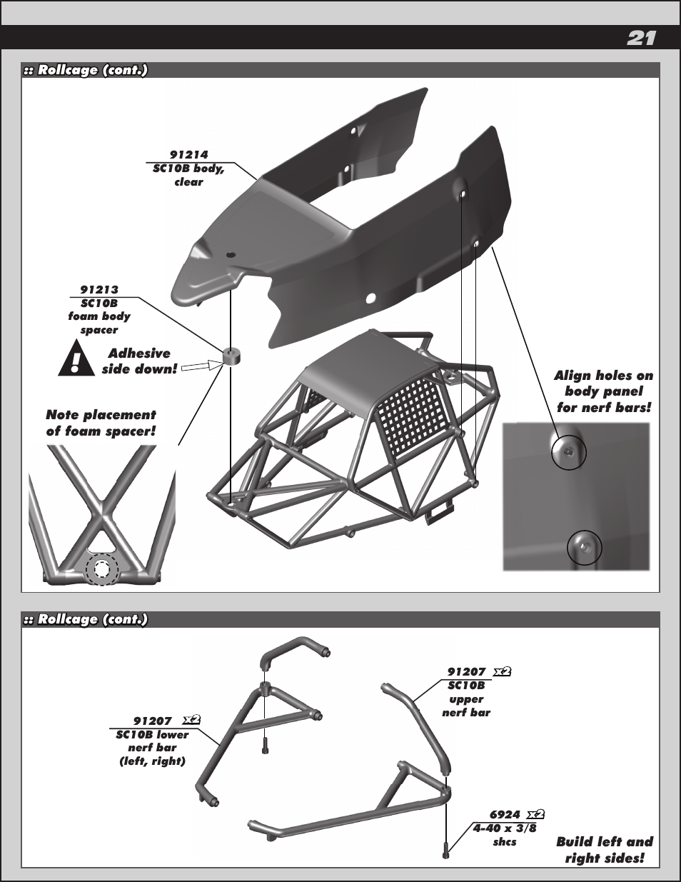 Team Associated SC10B User Manual | Page 21 / 42