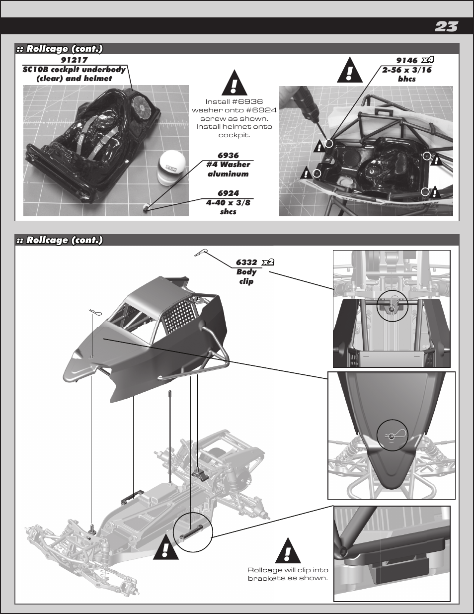 Team Associated SC10B User Manual | Page 23 / 42