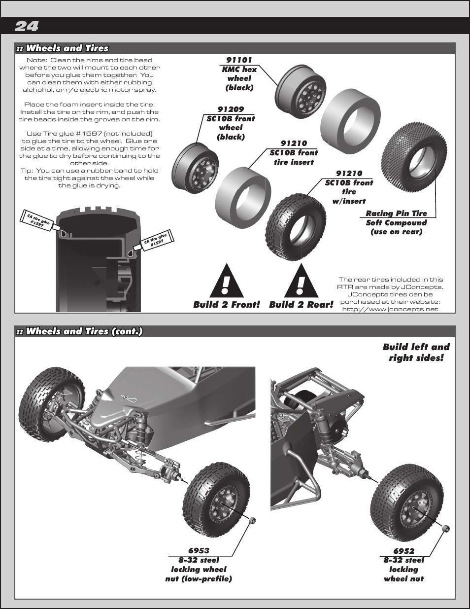 Team Associated SC10B User Manual | Page 24 / 42