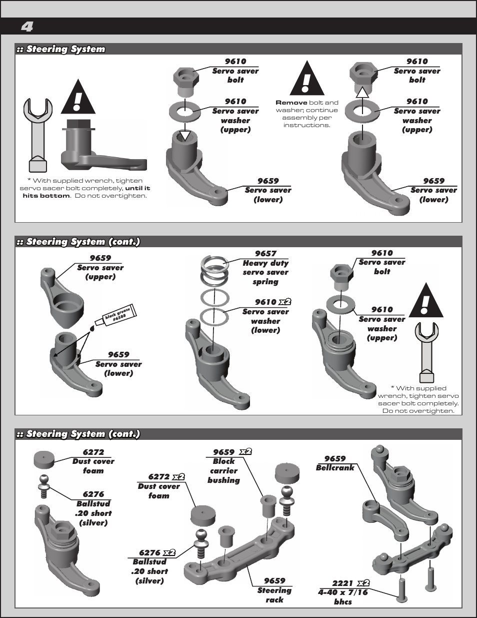 Team Associated SC10B User Manual | Page 4 / 42