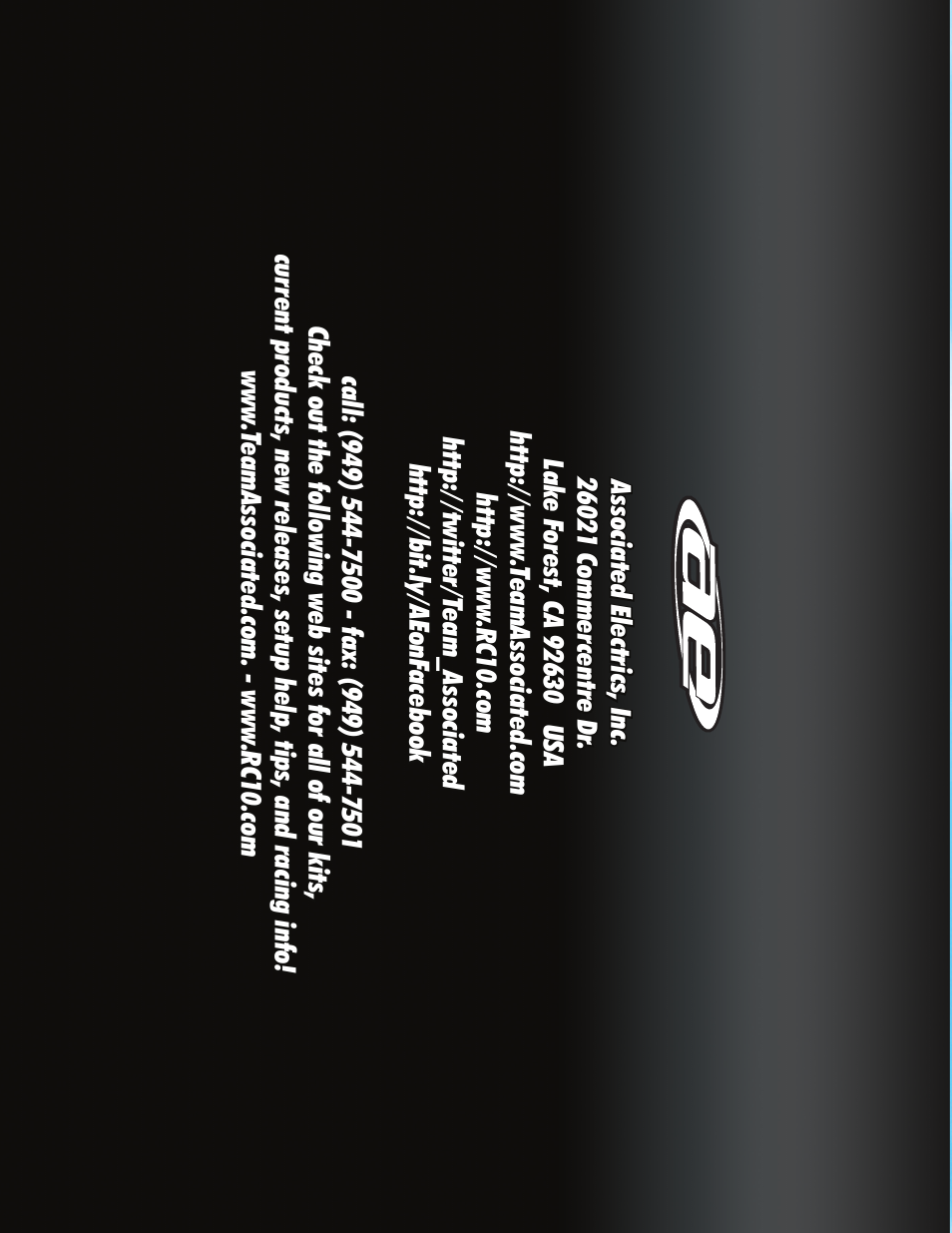 Team Associated SC10B User Manual | Page 42 / 42