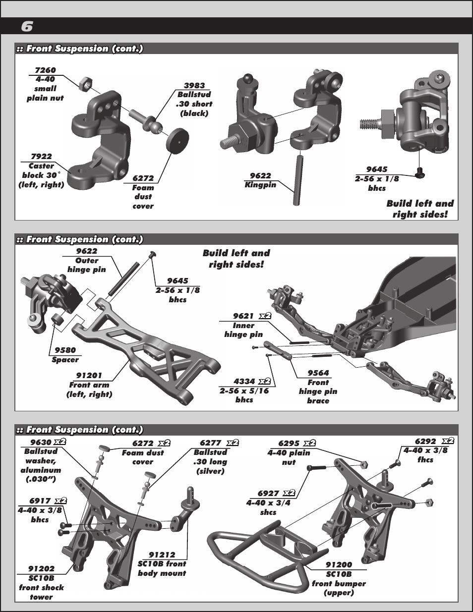 Team Associated SC10B User Manual | Page 6 / 42