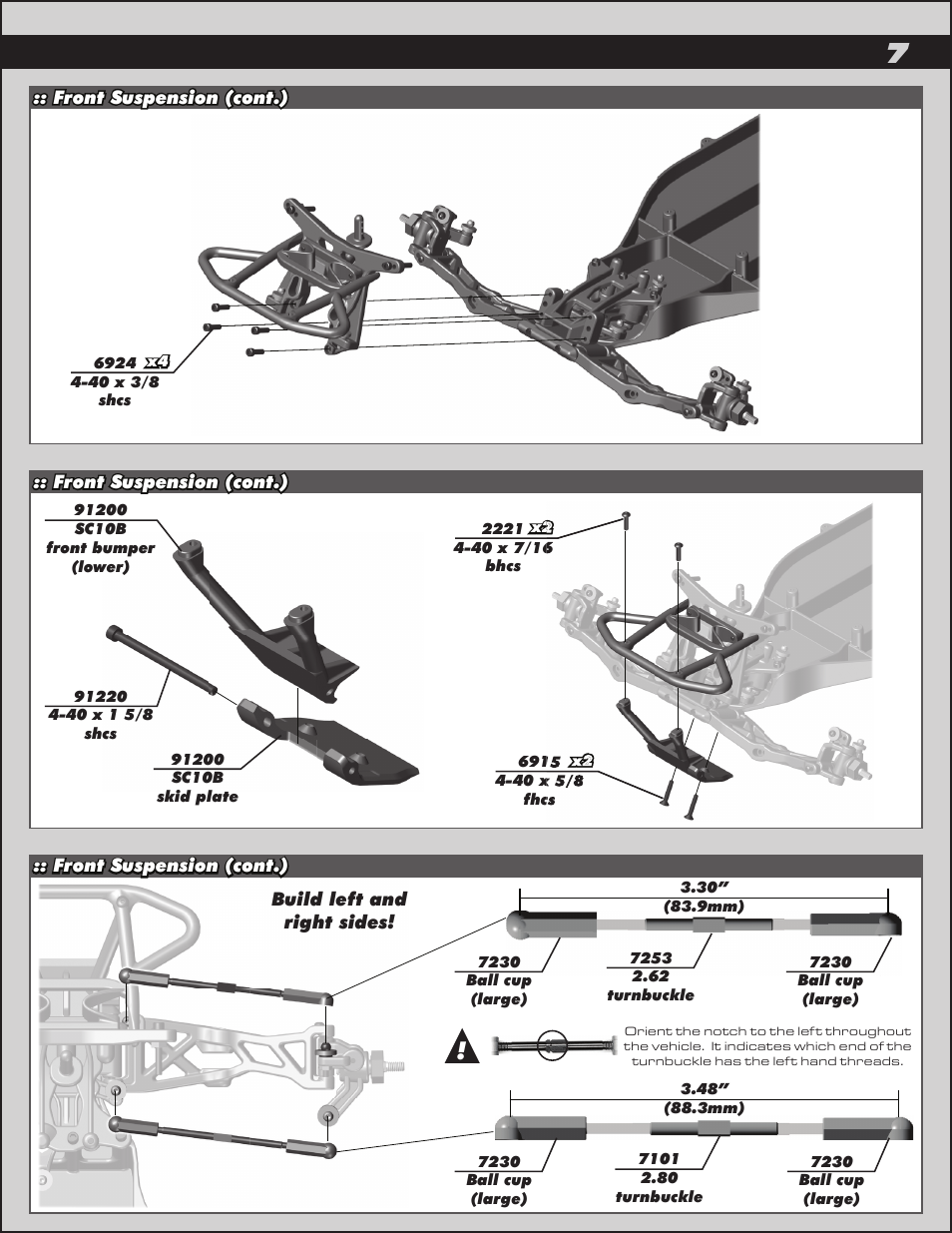 Team Associated SC10B User Manual | Page 7 / 42