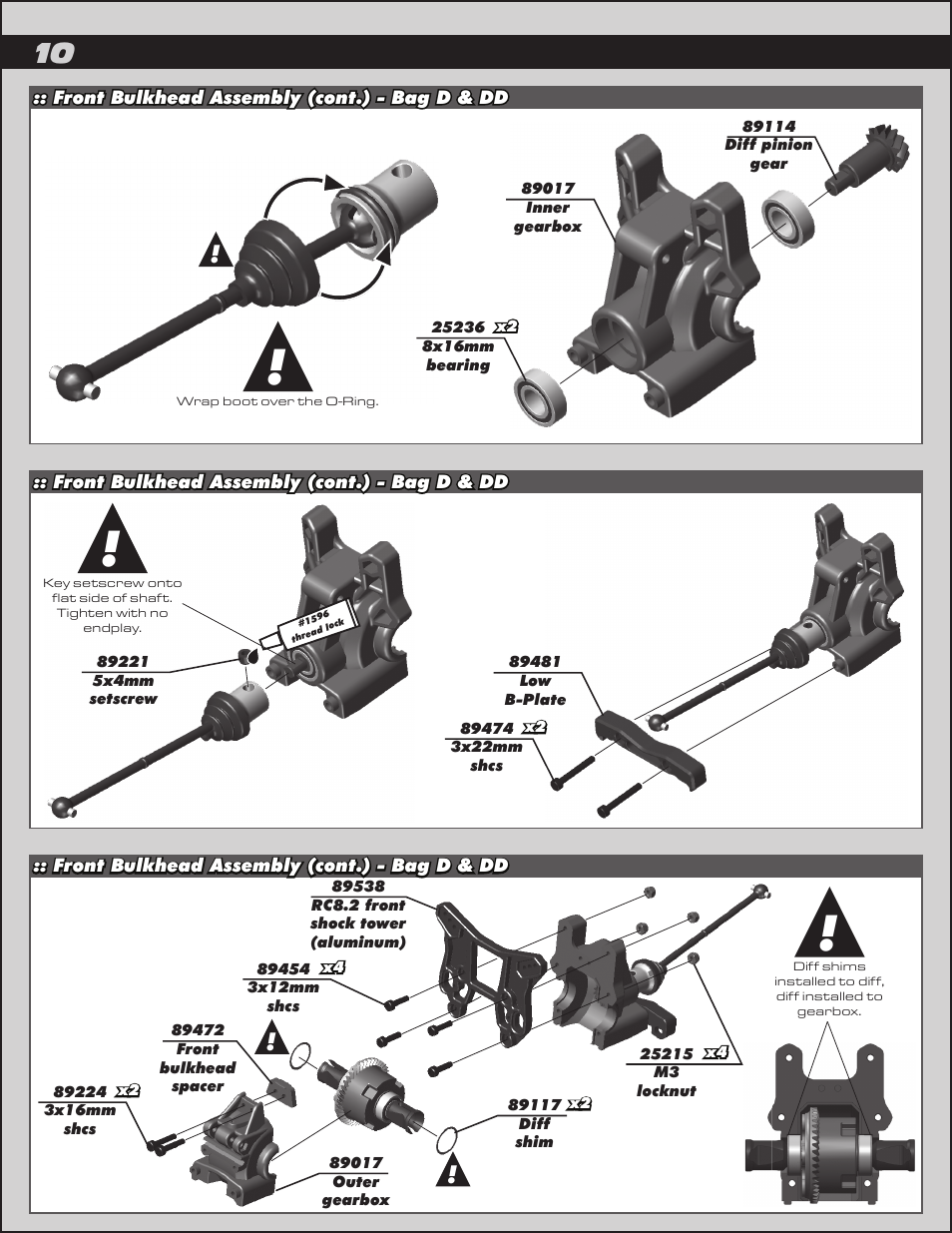 Team Associated RC8.2e User Manual | Page 10 / 50