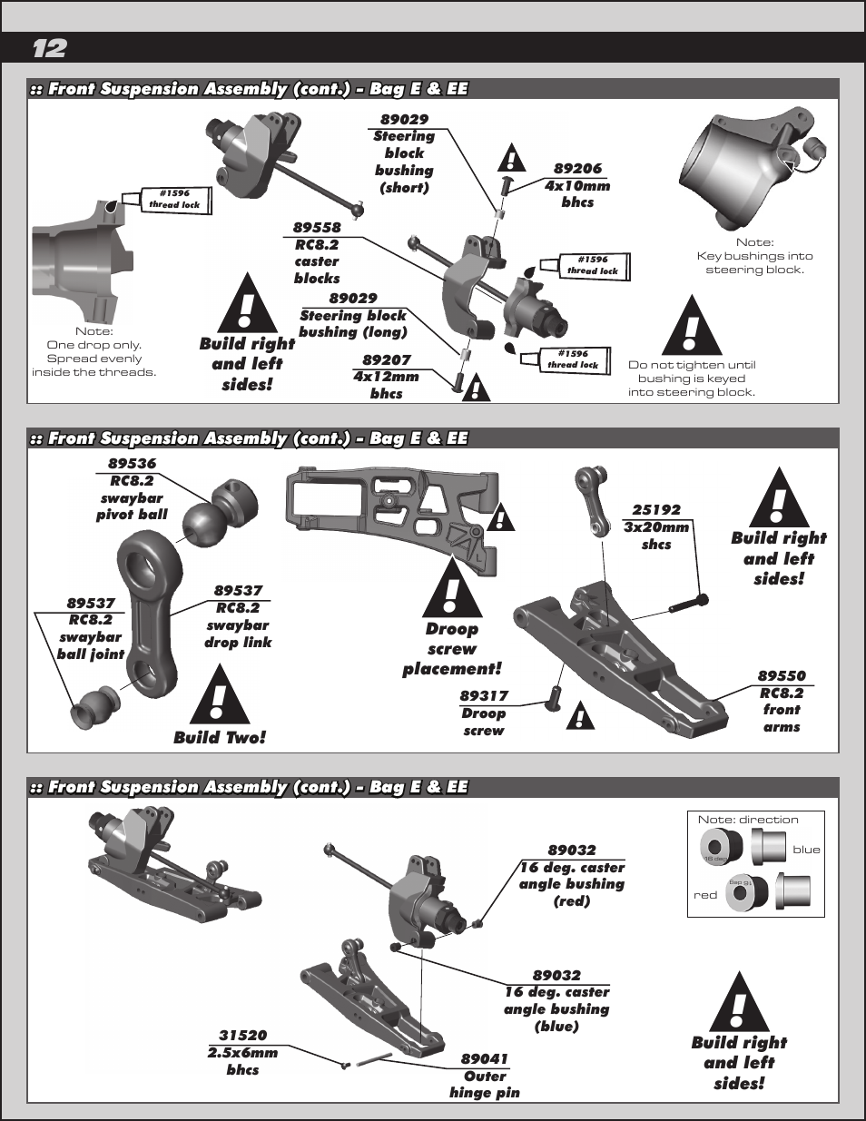 Team Associated RC8.2e User Manual | Page 12 / 50