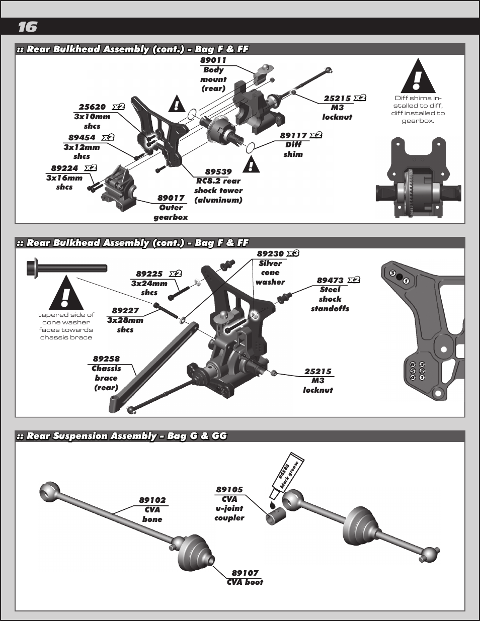 Team Associated RC8.2e User Manual | Page 16 / 50