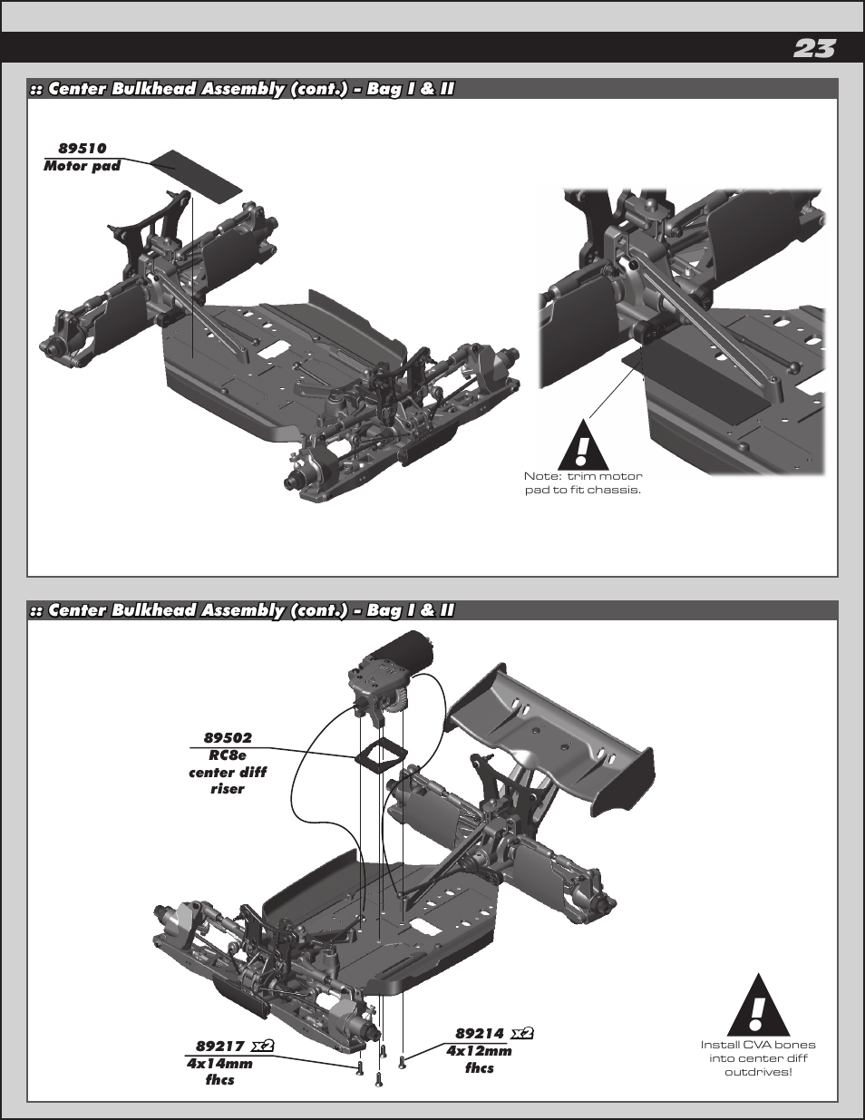 Team Associated RC8.2e User Manual | Page 23 / 50