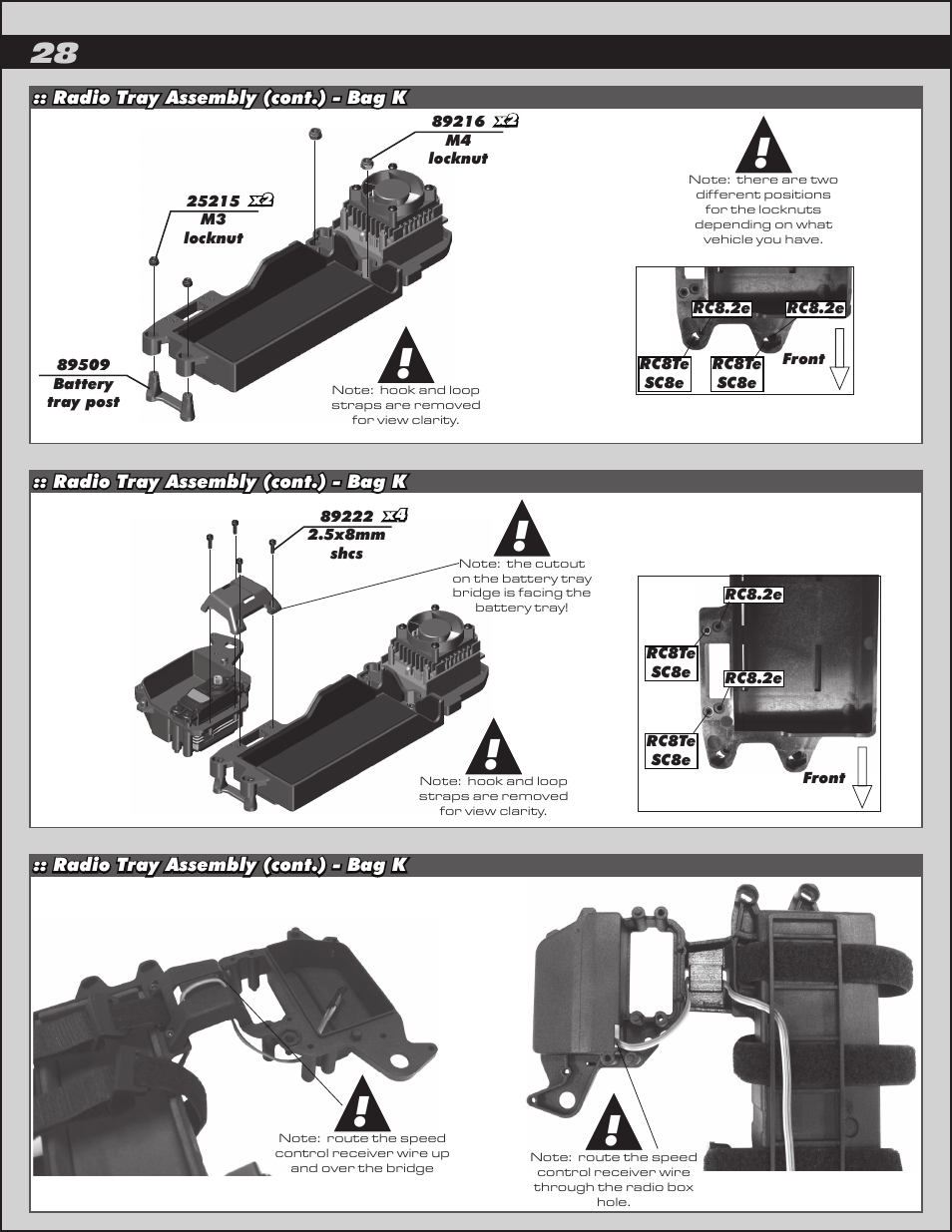 Team Associated RC8.2e User Manual | Page 28 / 50